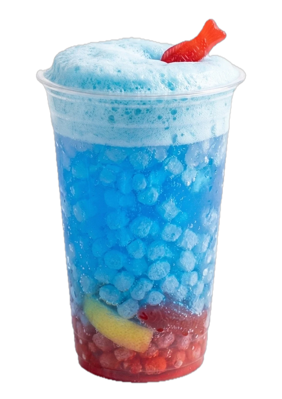Blue Lagoon refresher with blue spirulina